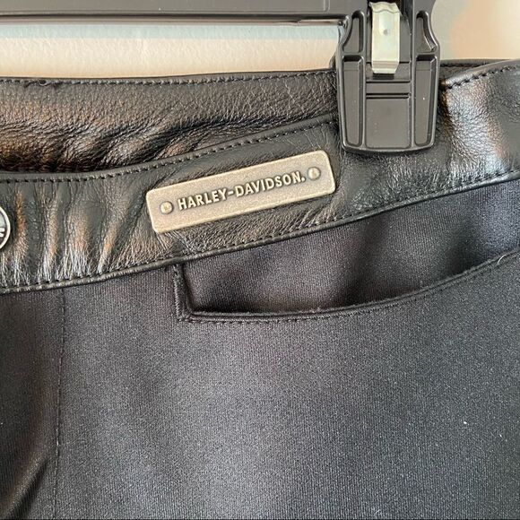 Harley-Davidson nylon and leather pants - Picture 3 of 10